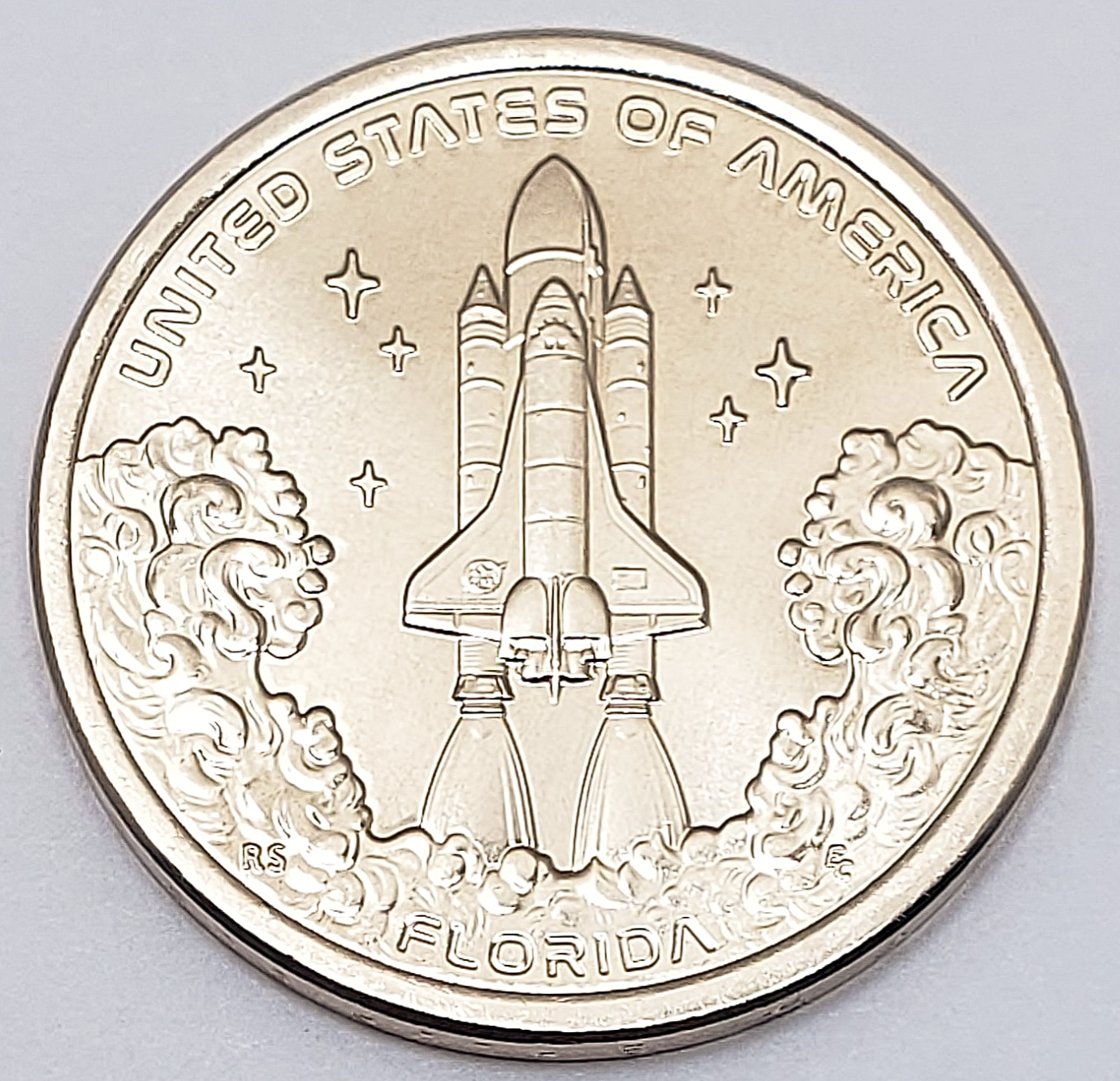 2025 2 Coin P & D Set *FLORIDA* $1 Dollar US SPACE SHUTTLE! UNC